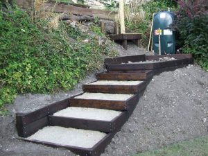 Barbados Log Cabin Before Steps