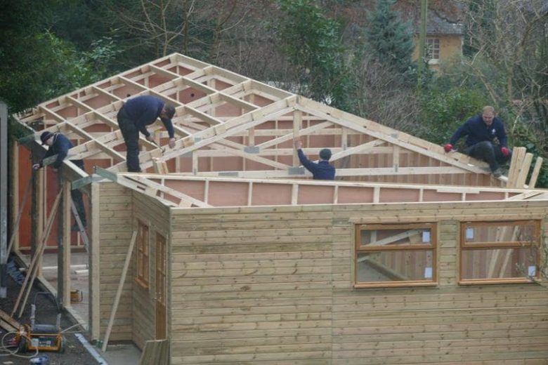 4 Bay Wooden Garage, Dorset