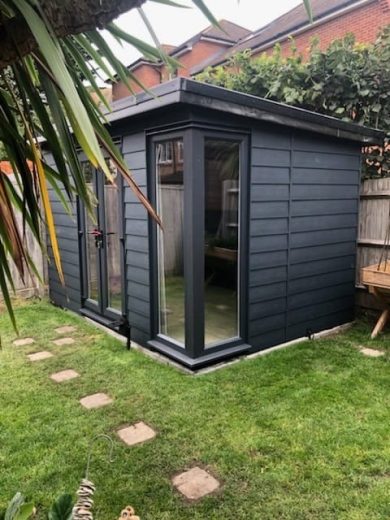 Garden Room Composite Cladding