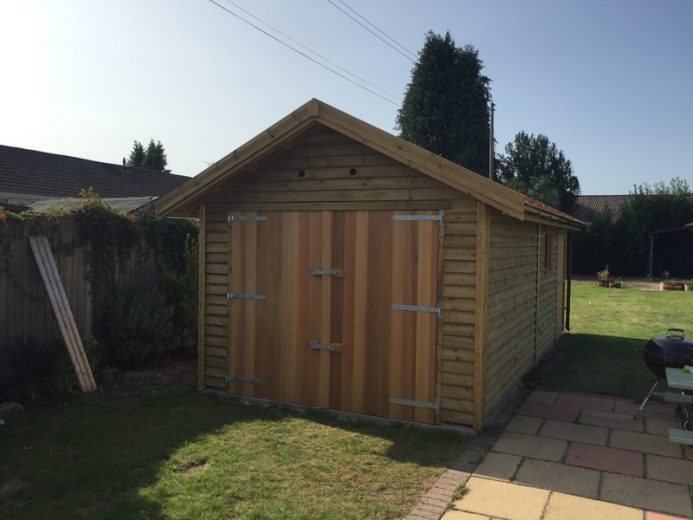 Single Timber Garage, Dorset