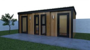 Care Home Visitor POD Angled Elevation CGI-min