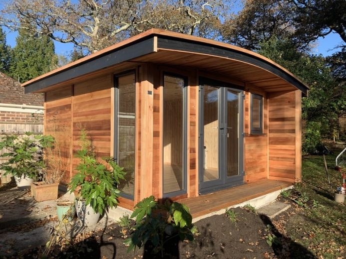 Arched Roof Garden Room, Hampshire