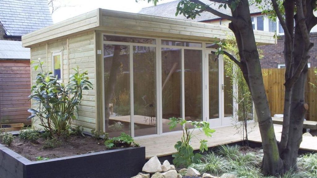 garden office contemporary style