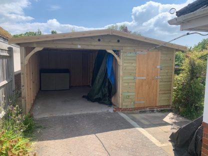 wooden carports