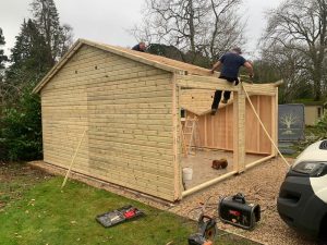 Wooden Garage Dorset 1